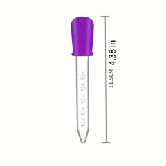 Silicone 5 ML Clear Liquid Medicine Eye Dropper for Candy Mold
