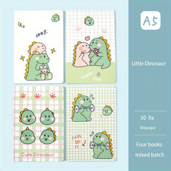 4pcs A5 Car Line Book Cartoon Notepad Student Supplies Learning Stationery