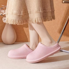 Waterproof Slip-on Winter Slippers Women's Footwear