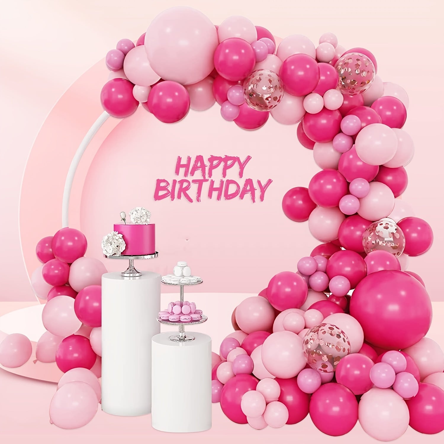 160 Latex Balloons Set Birthday Wedding Proposal Anniversary