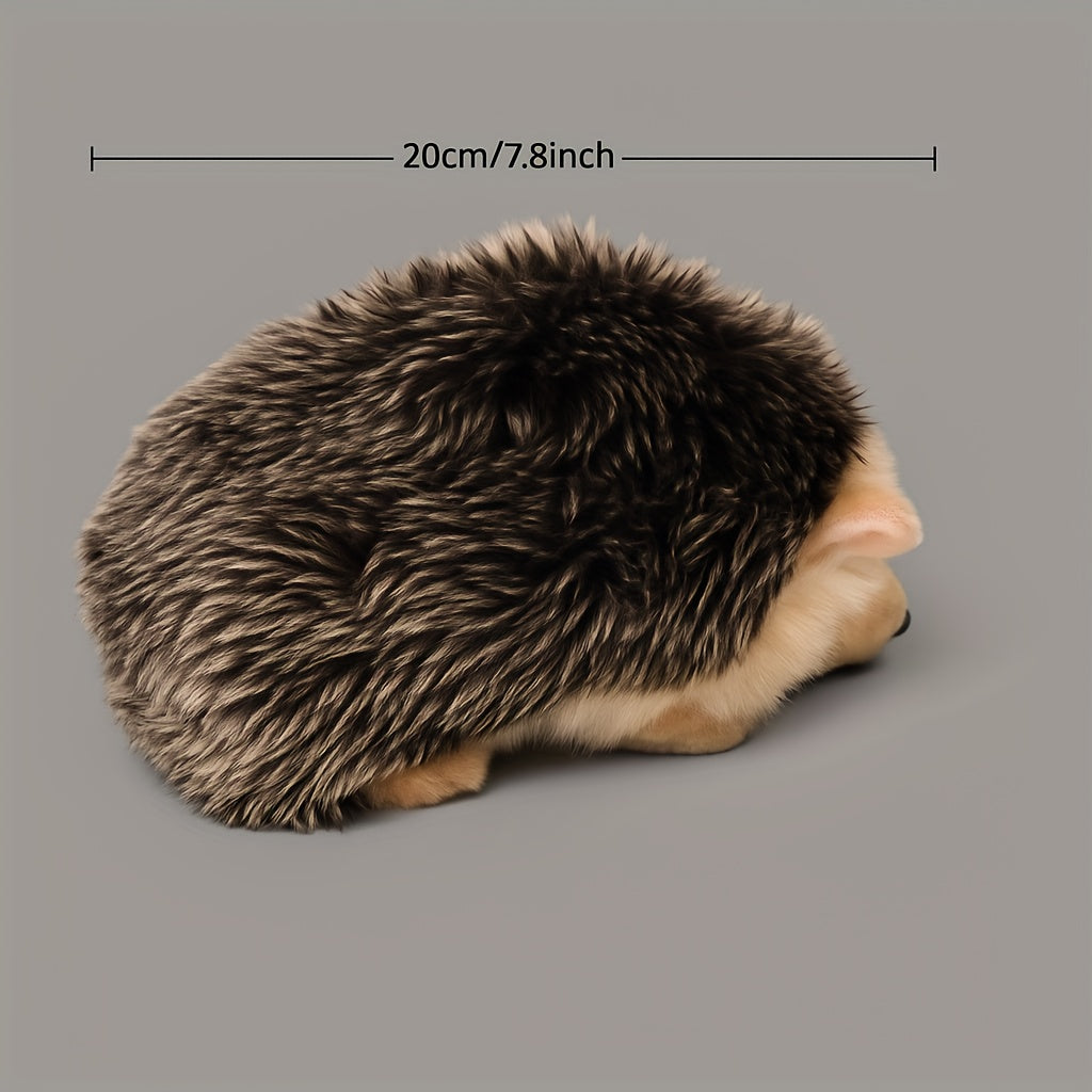 Realistic Hedgehog Plush Toy 19 Soft Stuffed Animal Gift for Kids