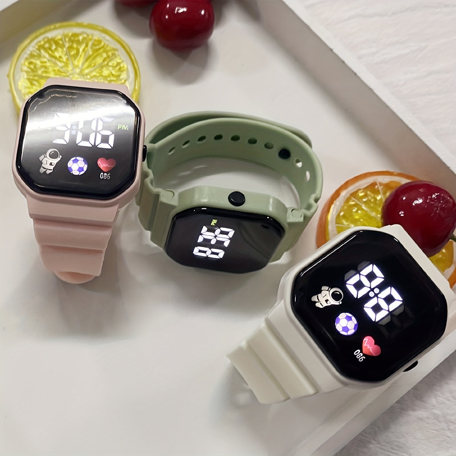 LED Screen Watch With Silicone Band - Holiday Gift