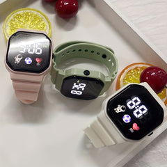 LED Screen Watch With Silicone Band - Holiday Gift