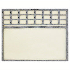Hobbyworker Beads Mat for Beading Jewelry Making with Grids