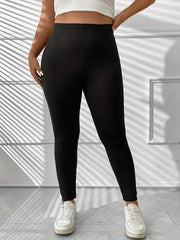 Women's Plus Size Skull Print Halloween Leggings