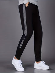 Boy's Letter Graphic Print Jogging Pants for Spring Autumn