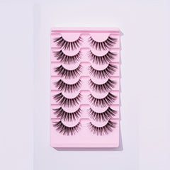 7 Pairs Clear Band Lash Extension for Makeup