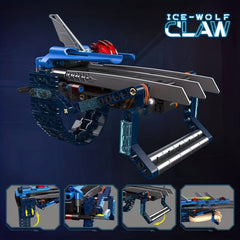 217pcs Ice Wolf Claw Building Blocks Set Weapon Launch Block Toy Kids Gift