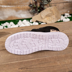 Leopard Pattern Winter Fleece Lined Snow Boots
