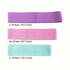 Yoga Band Set Colorful Elastic Band Resistance Loop For Fitness Exercise