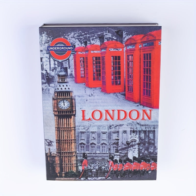 Simulation Book Safe Box With Key Portable Storage