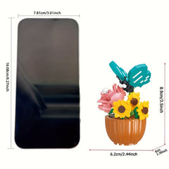 Insect Flower Building Blocks Home Office Decoration Christmas Gift