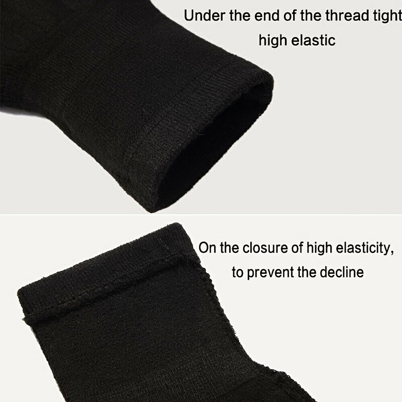 2pcs Winter Thickened Warm Knee Pads Wool Leg Sleeves Joint Protection
