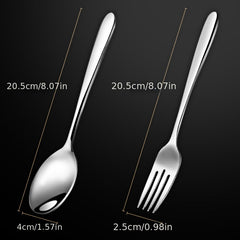 High End 316 Stainless Steel Tableware Fork Spoon Kitchen Tool