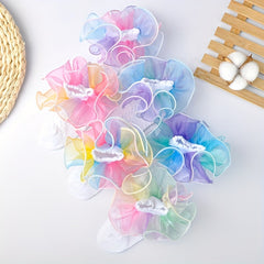 6 Pairs Rainbow Lace Dance Socks for Girls Kids
