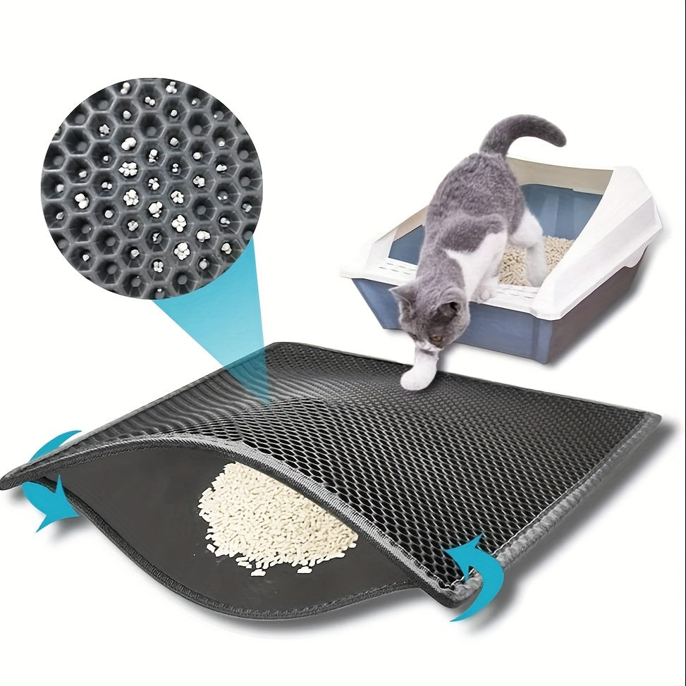 Waterproof Cat Litter Mat Easy To Clean Non Slip Cat Mat