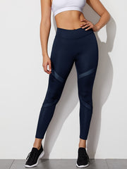 Women's Butt Lifting Yoga Pants with Mesh Stitching
