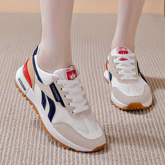 Women's Colorblock Sports Shoes Mesh Breathable Running Sneakers