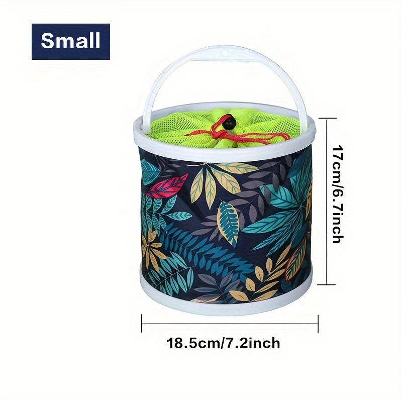 Portable Foldable Fishing Bucket Lightweight Canvas Bucket