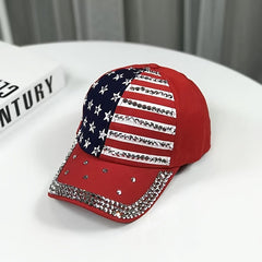 5 Pointed Star Diamond Baseball Cap Outdoor Sunshade Hat
