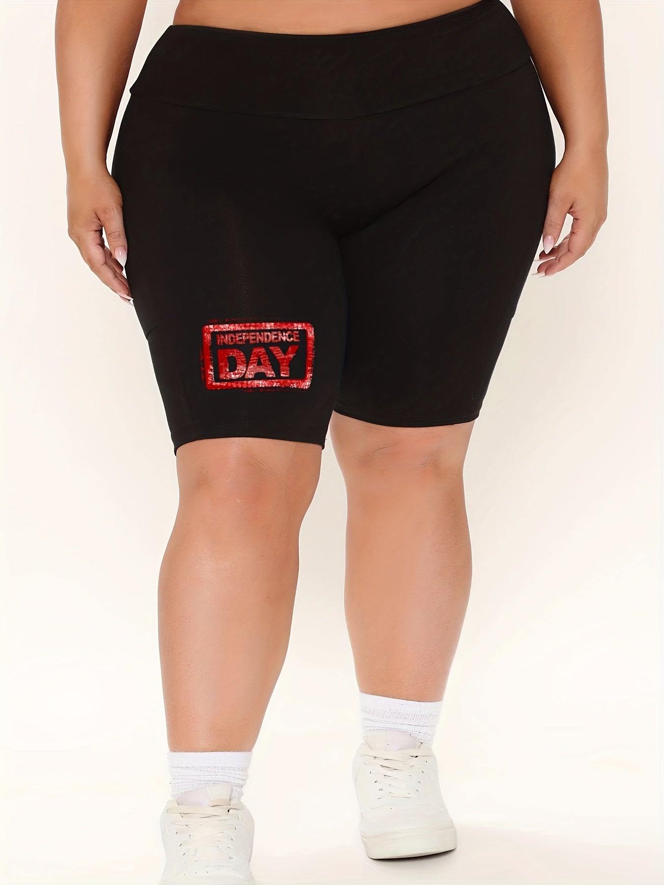 Independence Biker Shorts High Rise Casual