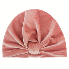 Tie Dye Velvet Baby Headscarf Cap for All Seasons