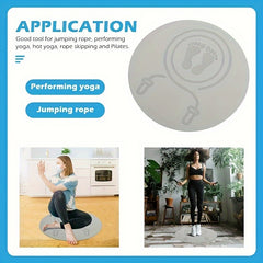 Non Slip Skipping Rope Mat for Yoga Training Body Shaping Weight Loss