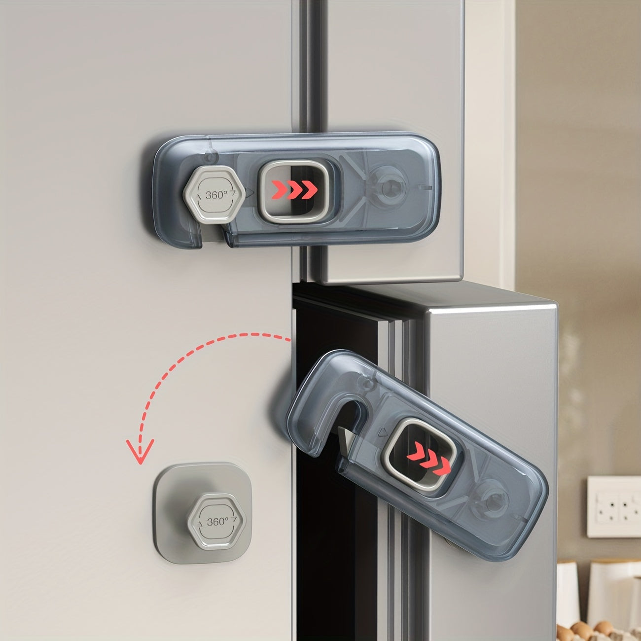 Child Safety Fridge Lock Single Door Refrigerator Door Stopper