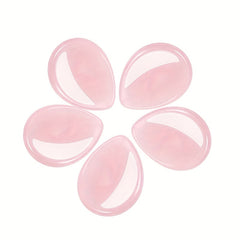 3pcs Rose Quartz Healing Crystals Worry Stones - Anxiety Stress Relief