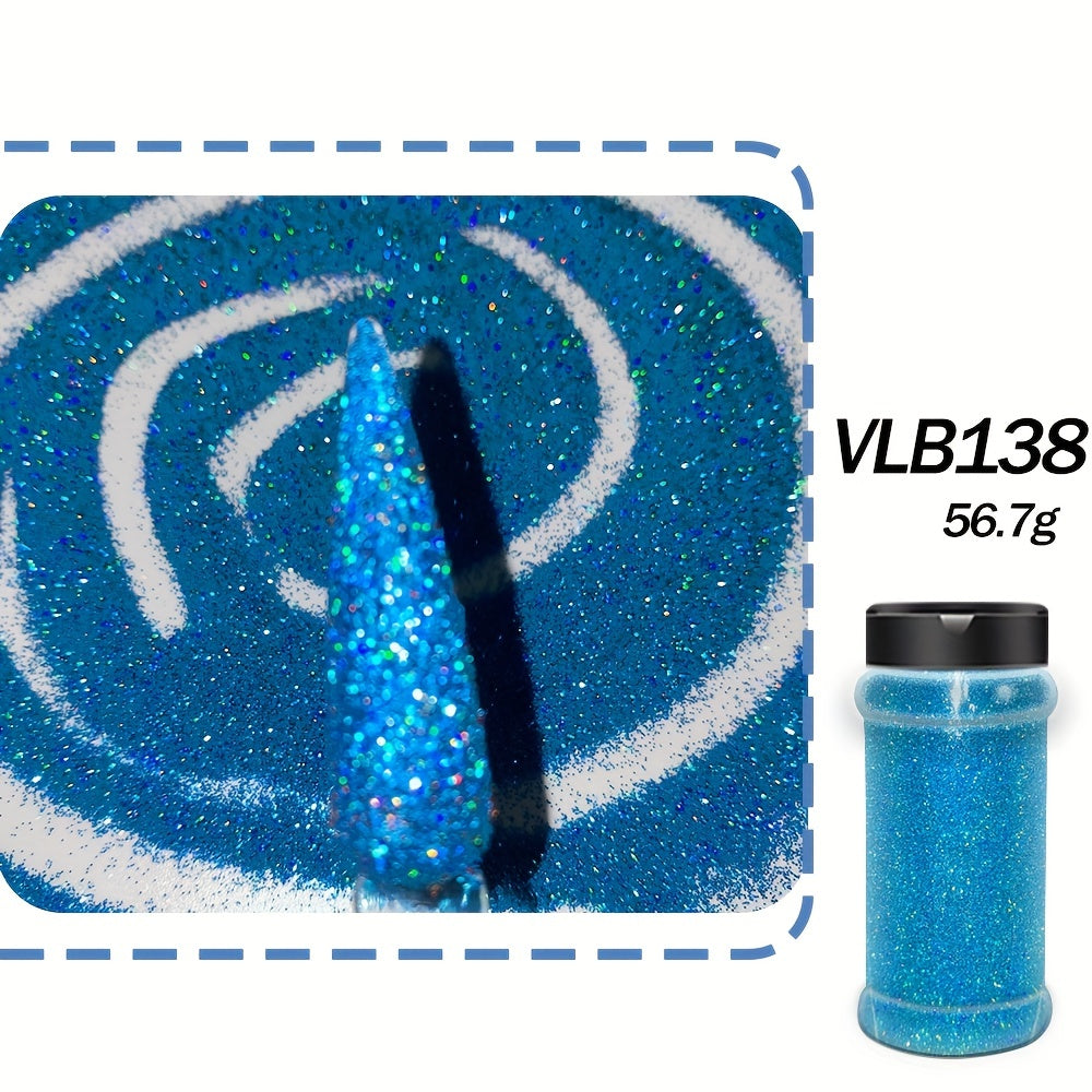 Holographic Glitter Fine Glitter Powder Craft Resin Nails Laser Shakers Bottle
