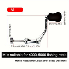 Metal Fishing Reel Handle S M L Sizes