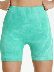 Dye Yoga Shorts Summer Running Sports Women's Activewear