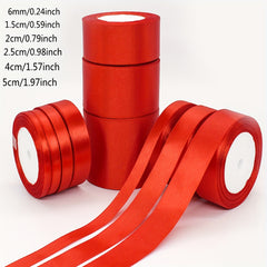 Red 86 Meter Long Ribbon for DIY Gift Packaging