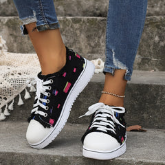 Soft Thick Sole Skate Shoes Wear Resistant Canvas Sneakers