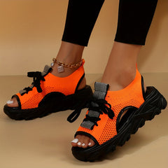 Women's Mesh Breathable Outdoor Sandals with Thick Bottom