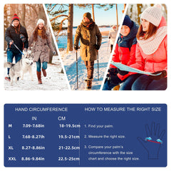 Winter Warm Gloves Waterproof Windproof Touch Screen Gloves