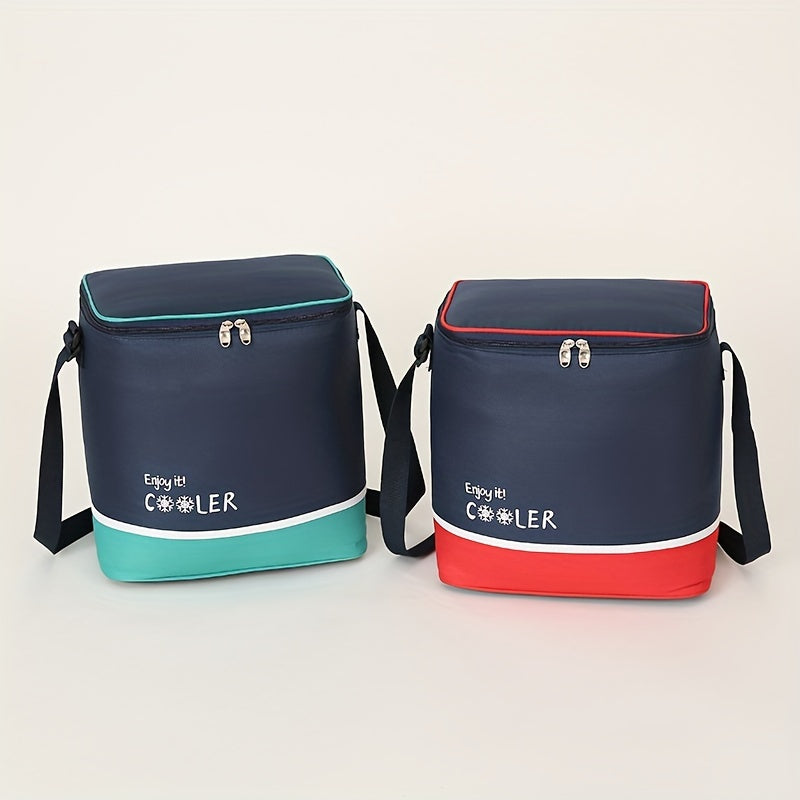 Large Capacity Insulated Lunch Box Bag for Outdoor Picnic