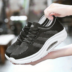 Women's Air Cushion Platform Sneakers Comfortable Running Shoes
