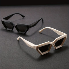 Men's Polygon Frame Couple Sunglasses Futuristic Sense