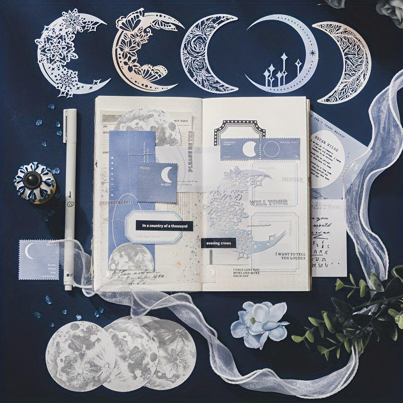 63pcs DIY Scrapbooking Paper Decorative Diary Album Stationery Collage Material