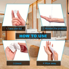 550pcs Compressed Towel Portable Disposable Towel For Camping And Picnic