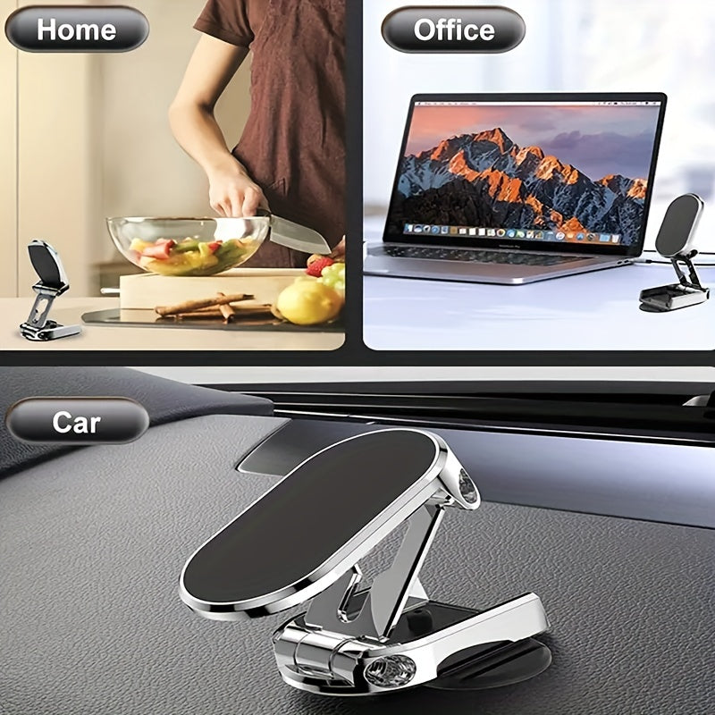 Car Mobile Phone Bracket 360 Rotation Magnetic Suction Base