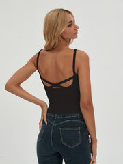 Spaghetti Strap Cami Top Sleeveless Summer Women's Clothing