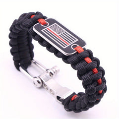 Adjustable Survival Bracelet for Outdoor Sports and Emergencies