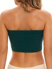 3pcs Seamless Bandeau Bras Soft Stretch Everyday Bra Women's Lingerie