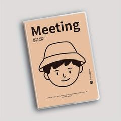 B5 Minimalist Boy's Notebook Soft Waterproof Thick Rubber Cover 68 Sheets
