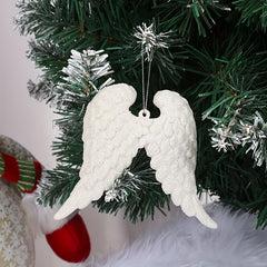 Angel Wing Resin Christmas Tree Ornament For Family Party Decor