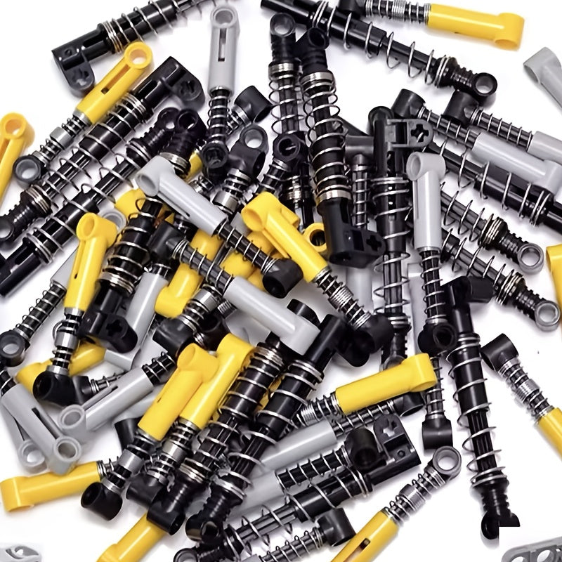 4pcs MOC Tech Building Block Shock Absorber Accessories High ABS C01