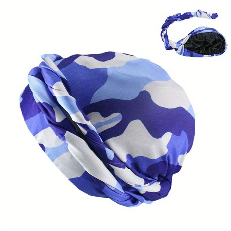 Camouflage Ethnic Men's Headband Cap Elastic Easy To Store Soft Cap