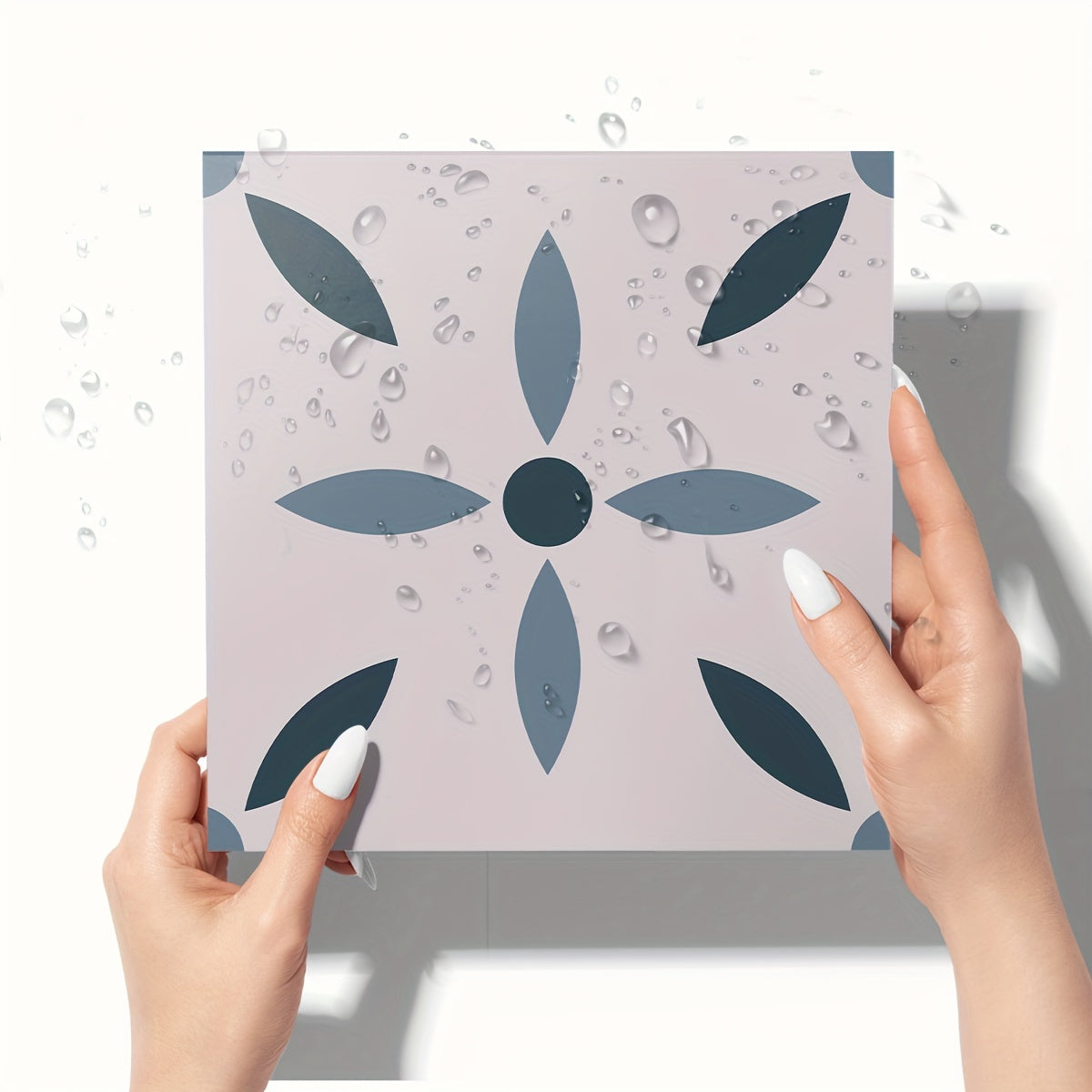9pcs Nordic Style Self-adhesive Non-slip Floor Stickers for Home Decoration
